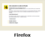 Aviso de seguridade Firefox (Abrirase nunha nova xanela)